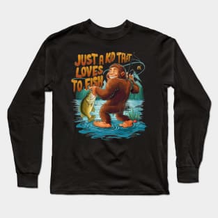 Bigfoots Catch of the Day Long Sleeve T-Shirt